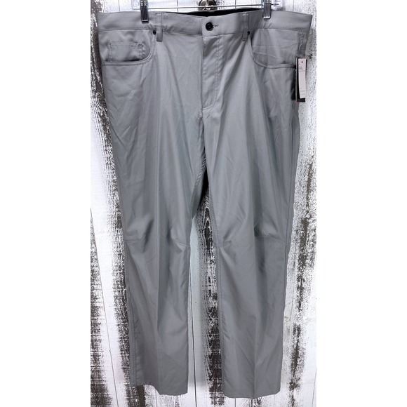 Ocean & Coast Gray Pants Men's 38x32 Sorona Polyester Stretch Casual NWT - Picture 2 of 8